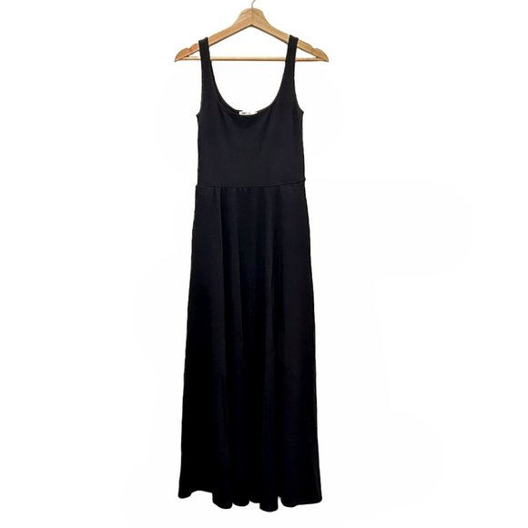 Reformation Rou Knit Midi Dress, Black, Small - Picture 3 of 4
